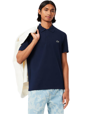 Lacoste Cotton Blend Polo Herre