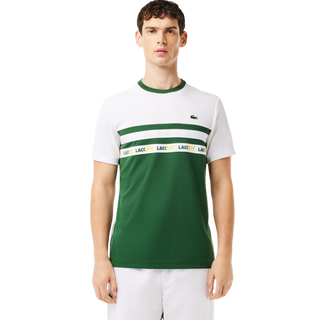Lacoste Ultra-Dry Logo Stripe T-Skjorte