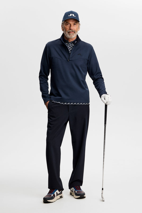 J.Lindeberg Maclean Quarter Zip Mid Layer Herre Marineblå