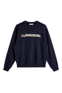 J.Lindeberg Club Printed Crew Neck Herre Marineblå