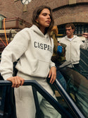 Caspara All-Star Hoodie Dame Grey Melange/Black