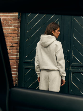 Caspara All-Star Hoodie Dame Grey Melange/Black
