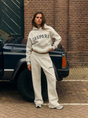 Caspara All-Star Hoodie Dame Grey Melange/Black