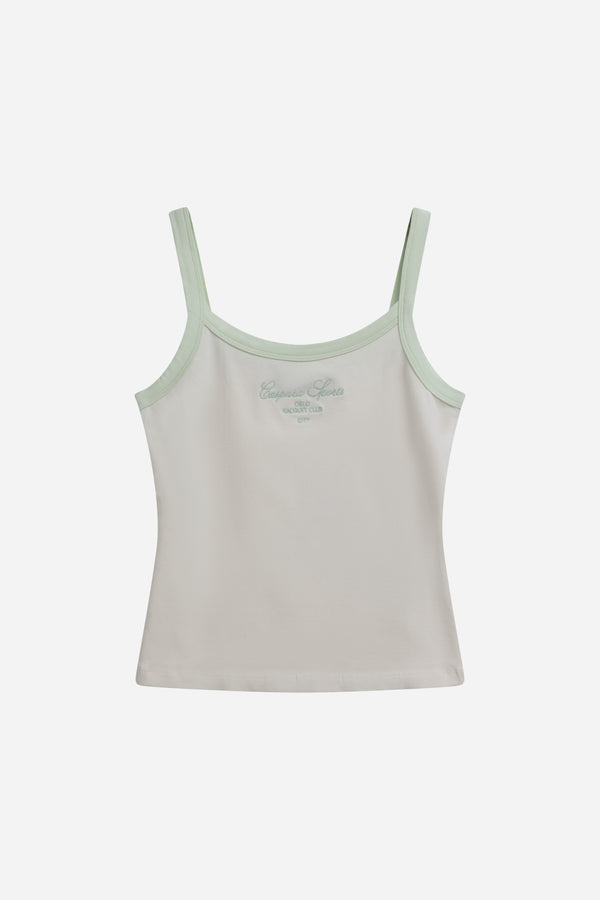 Caspara Racquet Club Singlet Dame White