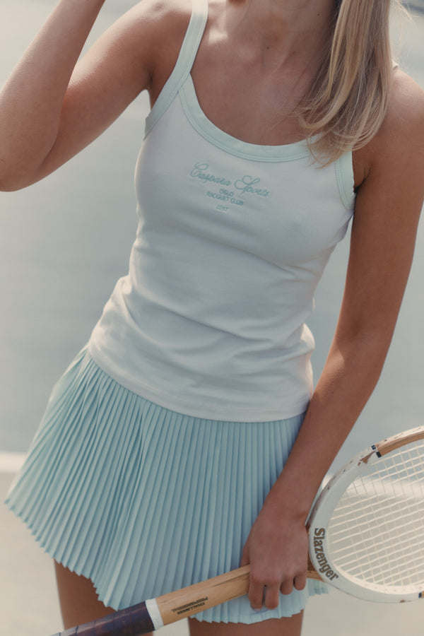 Caspara Racquet Club Singlet Dame White