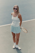 Caspara Racquet Club Singlet Dame White