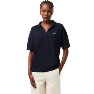 Lacoste Open Neck Polo Dame