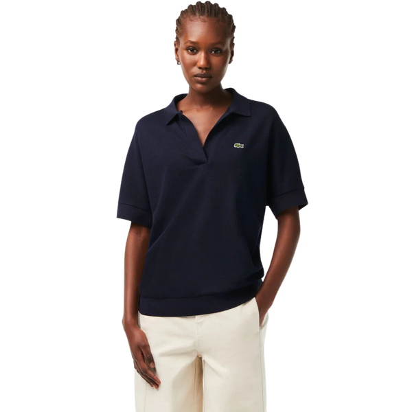 Lacoste Open Neck Polo Dame