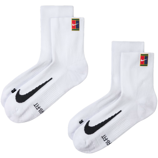 NikeCourt Multiplier Max Tennis Ankle Socks 2-P
