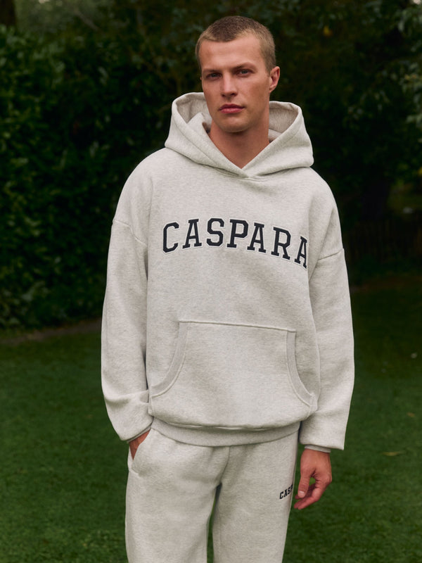 Caspara All-Star Hoodie Herre Grey Melange/Black