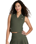 Wilson Rib Sleeveless Polo Dame