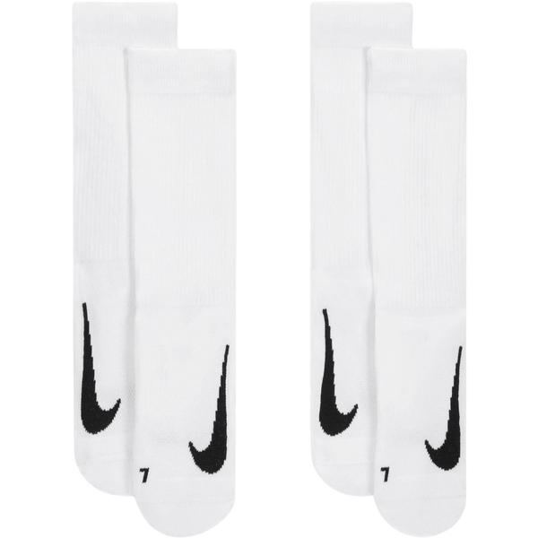 NikeCourt Multiplier Cushioned Tennis Crew Socks 2-P