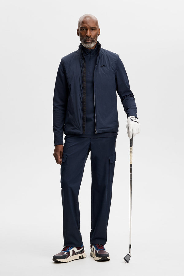 J.Lindeberg Leon Mid Layer Herre Marineblå