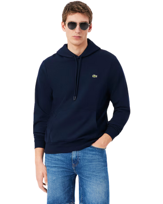 Lacoste Cotton Fleece Hoodie Herre