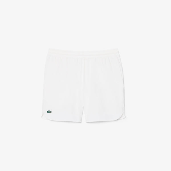 Lacoste Novak Djokovic On Court Shorts Herre Offwhite