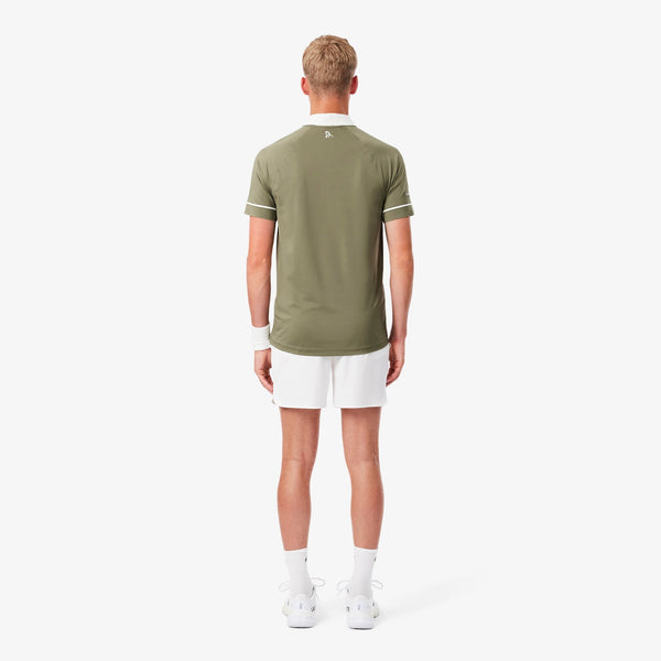 Lacoste Novak Djokovic On Court Shorts Herre Offwhite på modell
