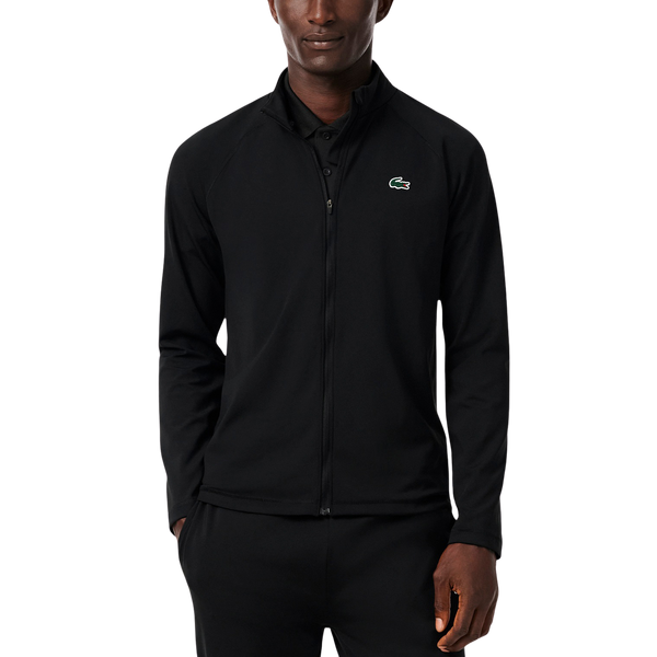 Lacoste Ultra Dry Stretch Zip Mid Layer Herre Svart