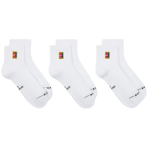 Nike Everyday Elevated Ankle Tennis Socks 3-P