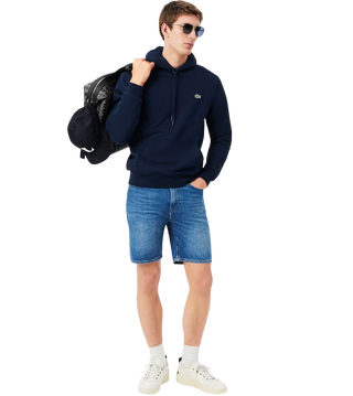 Lacoste Cotton Fleece Hoodie Herre