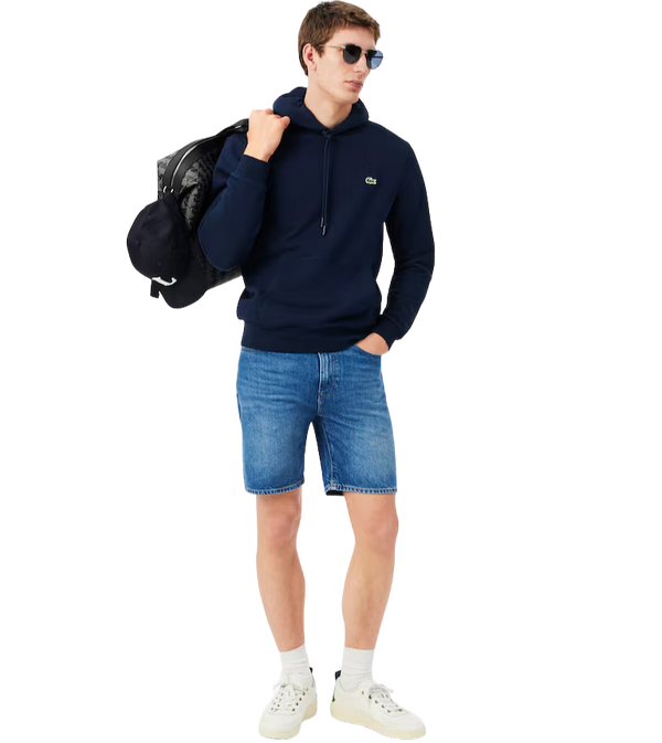 Lacoste Cotton Fleece Hoodie Herre