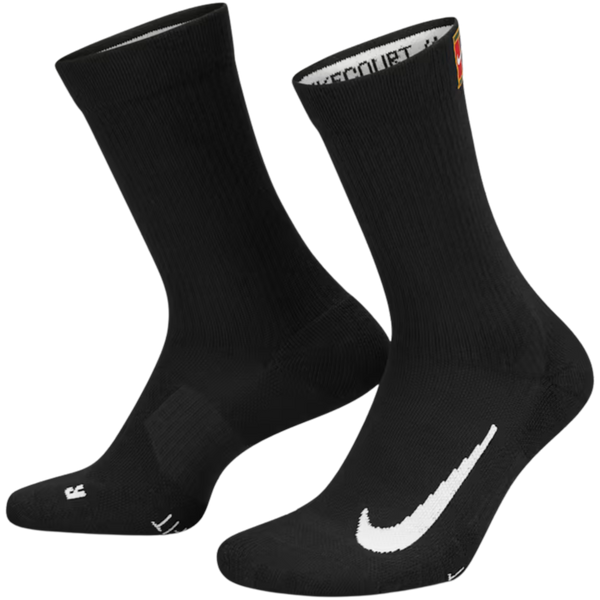 NikeCourt Multiplier Cushioned Tennis Crew Socks 2-P