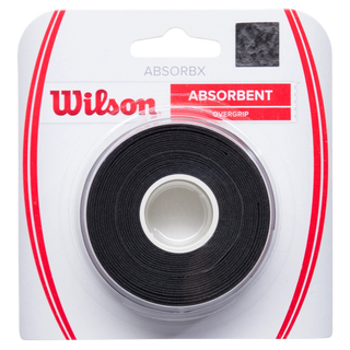 Kjøp svart Wilson Absorbx Overgrip 3-Pack
