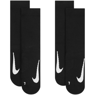 NikeCourt Multiplier Cushioned Tennis Crew Socks 2-P