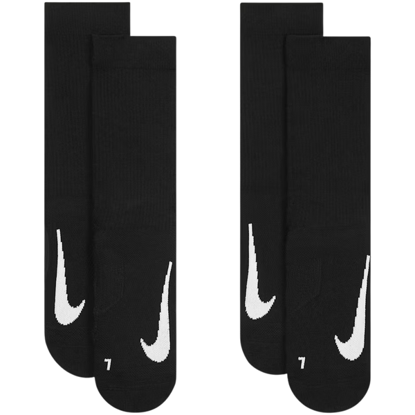 NikeCourt Multiplier Cushioned Tennis Crew Socks 2-P