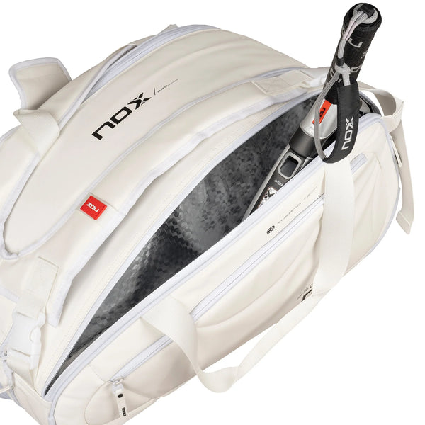 Nox Pro Series Thermo Racket Bag - Hvit