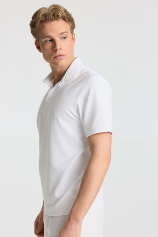 Caspara Vantage Polo Tee Herre White