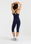 Caspara Cloudform® Scrunch Top Dame Navy