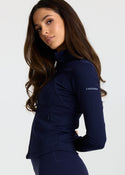 Caspara Sculptluxe® Zip Jacket Dame Navy