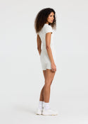 Caspara Cloudform® Short Sleeve Top Dame White