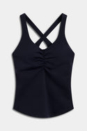 Caspara Cloudform® Scrunch Top Dame Navy