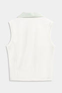 Caspara Racquet Club Polo Top Dame White/Pistachio