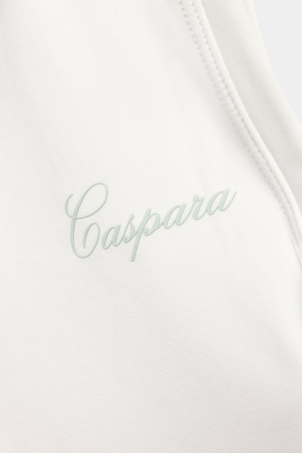 Caspara Racquet Club Polo Top Dame White/Pistachio