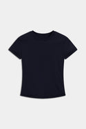 Caspara Cloudform® Short Sleeve Top Dame Navy