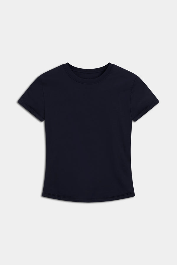 Caspara Cloudform® Short Sleeve Top Dame Navy