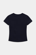 Caspara Cloudform® Short Sleeve Top Dame Navy