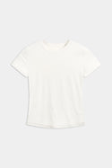 Caspara Cloudform® Short Sleeve Top Dame White