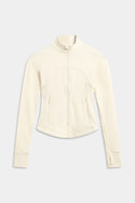 Caspara Sculptluxe® Zip Jacket Dame Butter Yellow