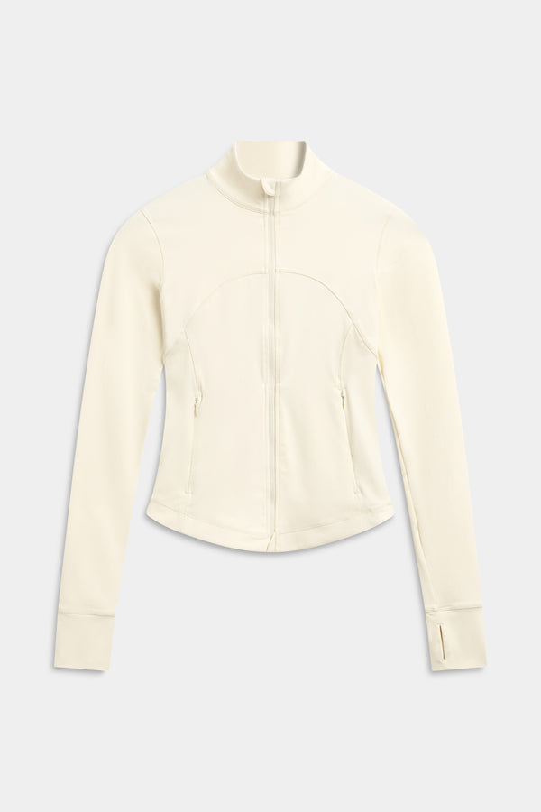 Caspara Sculptluxe® Zip Jacket Dame Butter Yellow