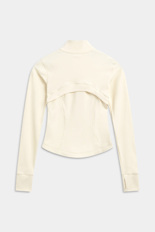 Caspara Sculptluxe® Zip Jacket Dame Butter Yellow