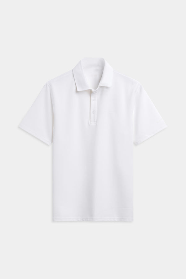 Caspara Vantage Polo Tee Herre White