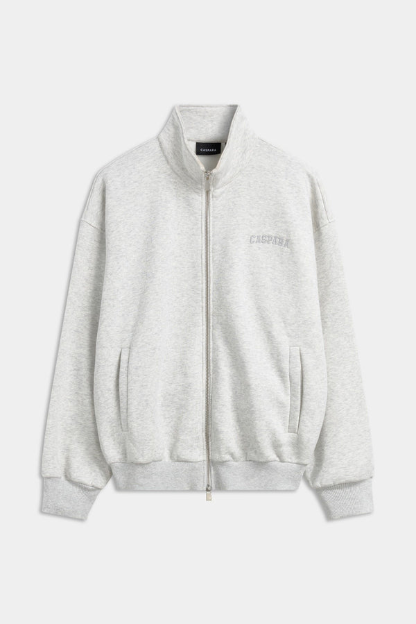 Caspara All-Star Funnel Zip Dame Grey Melange