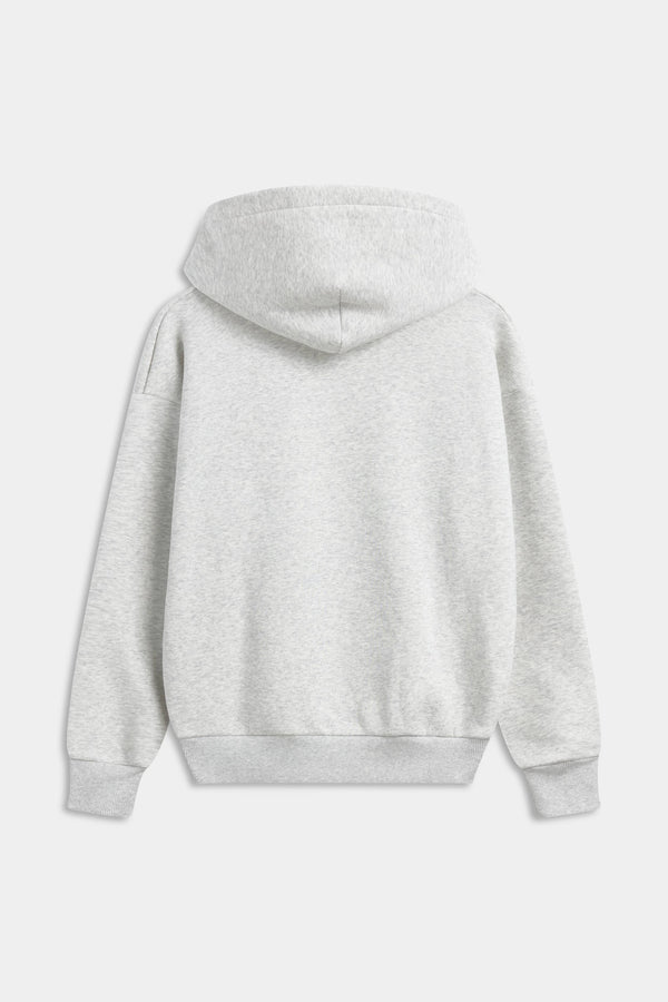Caspara All-Star Hoodie Dame Grey Melange/Black