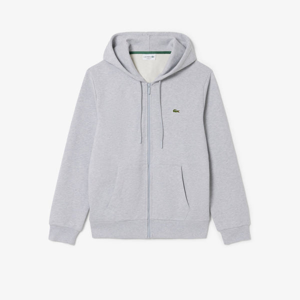 Lacoste Classic Fit Zip Hoodie Herre gråmelert, bilde 4