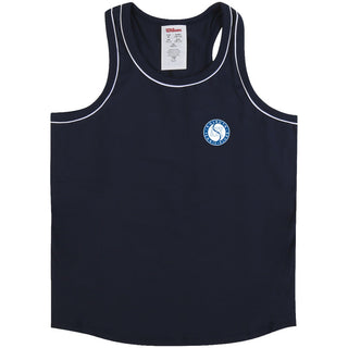 Wilson Team Tank Junior i marineblått med Kolbotn Tennisklubbs logo på brystet