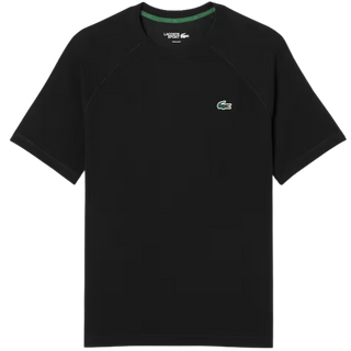 Kjøp svart Lacoste Stretch Sport T-Skjorte Herre