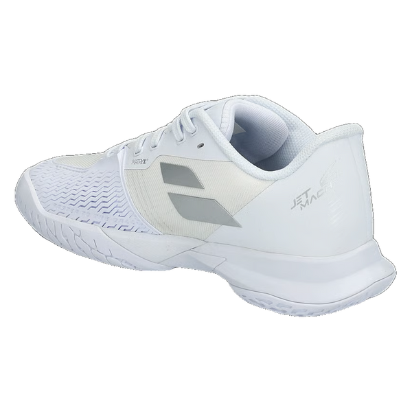 Babolat Jet Mach 4 AC Dame tennissko Hvit/Sølv, bilde 4